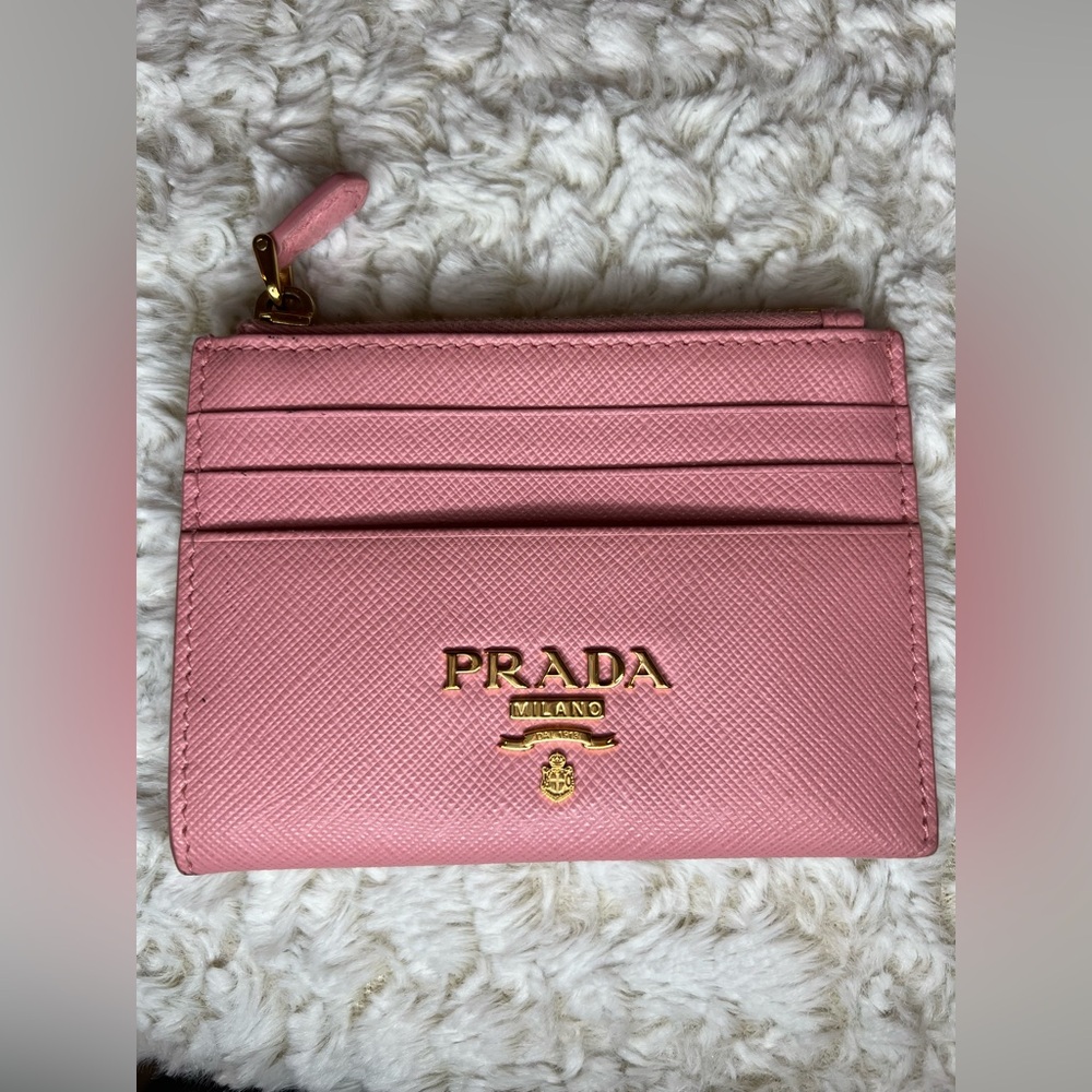 Authentic Prada Saffiano Pink Leather Card Holder - Picture 9 of 9